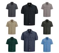 Dickies Homme Chemise Décontracté Manches Courtes Original Fit Boutonné Travail