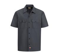 Dickies Homme Chemise Décontracté Manches Courtes Original Fit Boutonné Travail