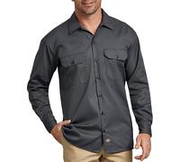 Dickies Homme Chemise Manches Longues Traditionnel Bouton Avant Uniforme Travail