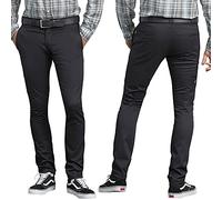 Dickies Hommes Flexible Coupe Skinny Droit Jambe Sergé Travail Uniforme Pantalon