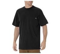 Dickies T-shirt homme décontracté col rond 100% coton manches courtes avec poche logo noir S