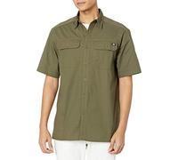 Dickies, Homme, T-SHIRT MANCHES COURTES FLEX EN TISSU ANTIDÉCHIRURE COUPE DÉCONTRACTÉ, VERT MILITAIRE, XL
