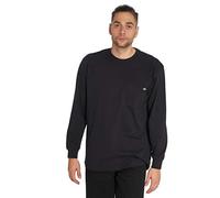 Dickies, Homme, T-SHIRT MANCHES LONGUES AVEC POCHE EN TISSU LOURD COUPE DÉCONTRACTÉ, noir, L