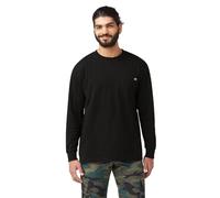Dickies, Homme, T-SHIRT MANCHES LONGUES AVEC POCHE EN TISSU LOURD COUPE DÉCONTRACTÉ, noir, XL