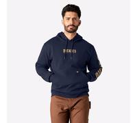 Dickies Hommes Classique Décontracté Mode Capuche Graphique Pull Polaire Marine