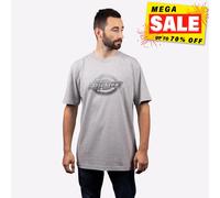 Dickies Hommes Décontracté T-Shirt Logo T-Shirt Gris