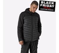 Dickies Hommes Génération Hybride Flexible Mobilité Rembourré Zip Up Veste Noir