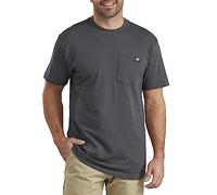 Dickies - - Hommes WS436 à Manches Courtes 100% Coton Tee Pocket, Medium, Charcoal