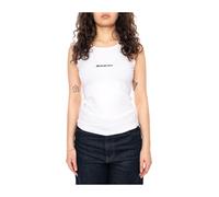 Dickies - Honeyville Tank - Femme - Tops - Blanc - Taille: 36 FR