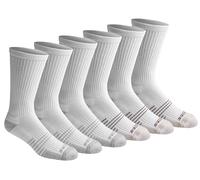 Dickies Hydro-Cool Moisture Control Crew Socks, Chaussettes, Blanc (6 Paires), L Hommes
