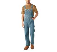 Dickies Indigo Bib Overalls Coveralls, Teinte Moyenne Heritage, 32W x 30L Hommes