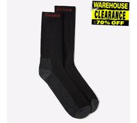 Dickies Industriel Hommes Travail Construction Bottes Chaussettes Noir