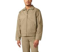 Dickies Insulated Eisenhower Front-Zip Jacket Veste, Beige, M Hommes