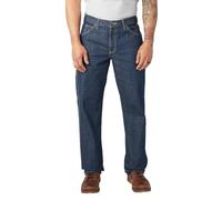Dickies Jean Charpentier Coupe décontractée Homme Noir, Bleu Indigo, 44 W/32 L