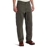 Dickies Jean de Charpentier Sanded Duck pour Homme, Coupe décontractée, Vert Mousse, 40 W/30 L