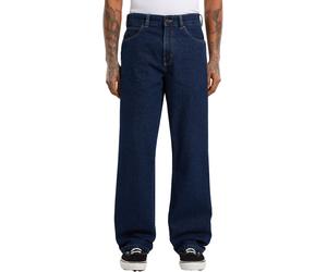 Dickies - Jean robuste à la coupe droite - 954 Relaxed Straight Work Jeans Dark Indigo pour Homme en Coton - Taille 30 US - Bleu Bleu 30 US