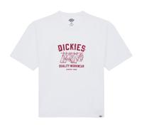 T-shirt Dickies Laundry manches courtes blanc rouge - L