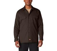 Dickies Chemise à manches longues pour homme - marron - Large