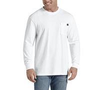 Dickies Pocket Tee L/S T-Shirt Manches Longues, Blanc (White WH), M Homme