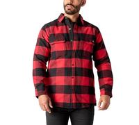 Dickies M Heavy Flannel Shirt d'utilité Professionnelle, Rouge/Noir Buffalo Plaid, XXL Homme