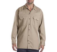Dickies Manche Longue Travail Chemise Hommes Décontractée à Ajustement Régulier