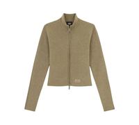 Dickies - Manteau Rib Zip-Th - Femme - Pulls - Vert - Taille: 40 FR