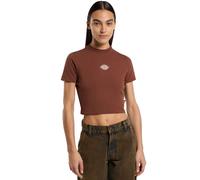 Dickies Maple Valley Tee Damen T-Shirt Freizeitshirt Crop Top Oberteil Brun