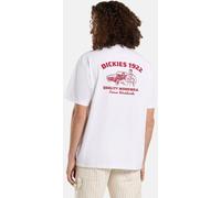 T-shirt Dickies Mechanic manches courtes blanc rouge - M