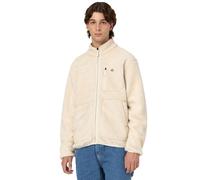 Dickies Mount Hope Homme Veste Polaire Pull Polaire Teddy Polaire Blanc Crème