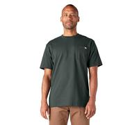 Dickies Short Sleeve Heavyweight Crew Neck Pocket T-Shirt, Vert (Hunter Green GH), L Homme