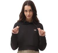 Dickies Oakport Recadrée Sweat à Capuche pour Femmes Court Sweat Noir Neuf