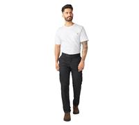 Dickies Pantalon cargo sergé stretch coupe droite d'utilité professionnelle Noir 46W x 32L Homme