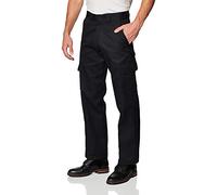 Dickies Pantalon Cargo sergé Stretch Coupe Droite d'utilité Professionnelle, Noir, 48W x 32L Homme
