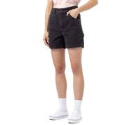 Dickies Pantalon Court En Toile Canard Pour Damen Noir NEU