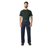 Dickies Pantalon de travail ample à double genou pour homme, bleu marine foncé, 32W x 32L
