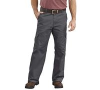 Dickies Pantalon de Travail Cargo Ample pour Homme, Charbon, 34 W/30 L