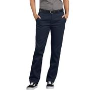 Dickies Pantalon de Travail Utilitaire Flex Slim Fit pour Femme, Bleu Marine, Size:4