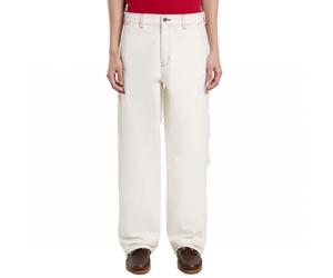 Dickies - Pantalon Large Peintre en Denim - Femme - Pantalons - Blanc - Taille: 40 FR