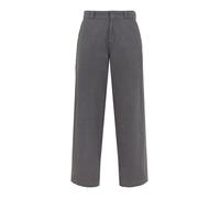 DICKIES Pantalon 'Lima' gris foncé / blanc, Taille 29