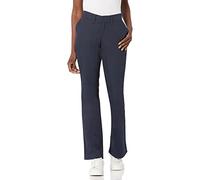 Dickies Pantalon en sergé extensible devant plat – Coupe slim bootcut – Bleu marine foncé 48 Femmes