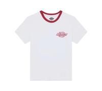 Dickies - Plainville Ringer Tee - Femme - Tops - Blanc - Taille: 40 FR