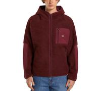 Dickies - Polaire zippée à capuche - Central High Pile Hooded Andorra pour Homme en Nylon - Taille S - Bordeaux Bordeaux S