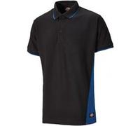 Dickies - Polo PIQUE - Homme (M) (Noir / rouge) - UTPC3460 Noir / Rouge G