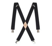 Dickies Porte-jarretelles droites solides à clip de 1 1/2, Noir, Taille étendue Homme