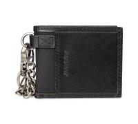 Dickies Portefeuille fin pour homme avec porte-cartes détachable, noir, No Size, Portefeuille à chaîne fine avec étui à cartes amovible