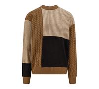 Dickies - Pull en mélange de laine avec logo - Homme - Pulls - Brun - Taille: XL