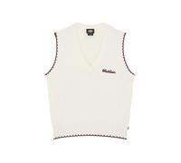DICKIES Pull-over 'Slayden' rouge foncé / blanc, Taille S