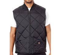 Dickies Quilted Vest Veste sans Manche Homme Noir (Black) Large (Taille Fabricant: L) Lot de