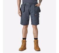 Dickies Redhawk Hommes Utilitaire Cargo Multi Poches Pro Travail Short Gris