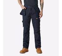 Dickies Redhawk Hommes Utilitaire Pro Travail Multi Poches Pantalon (Coupe) Navy